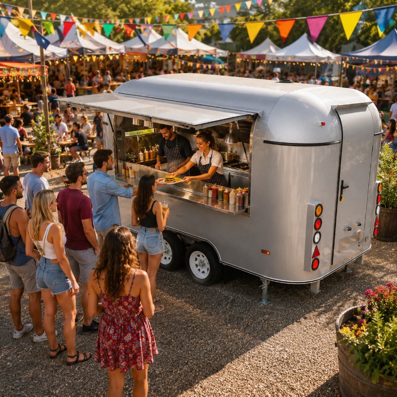 Coffee Equipment Usa - Food Truck Mobile avec Cuisine Entièrement