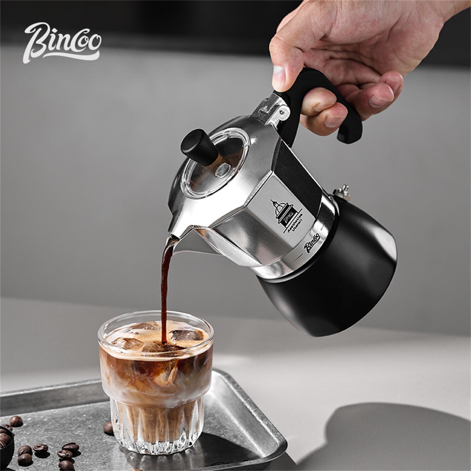 Coffee Equipment Accessories - BINCOO Pot Moka à Double Valve,
