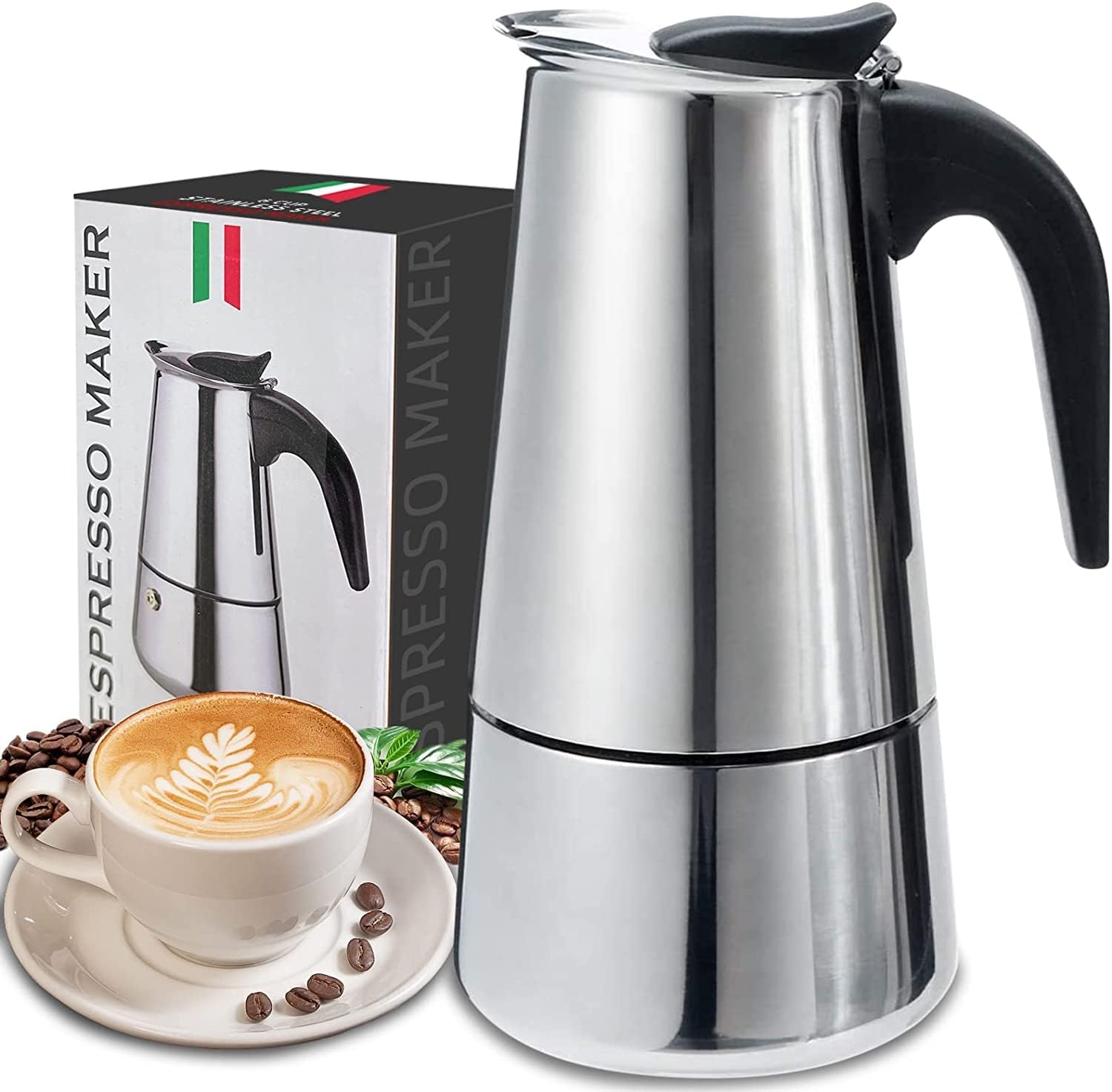Coffee Equipment Accessories - 4/6/9 Tasses Moka Pot Caffe Machine