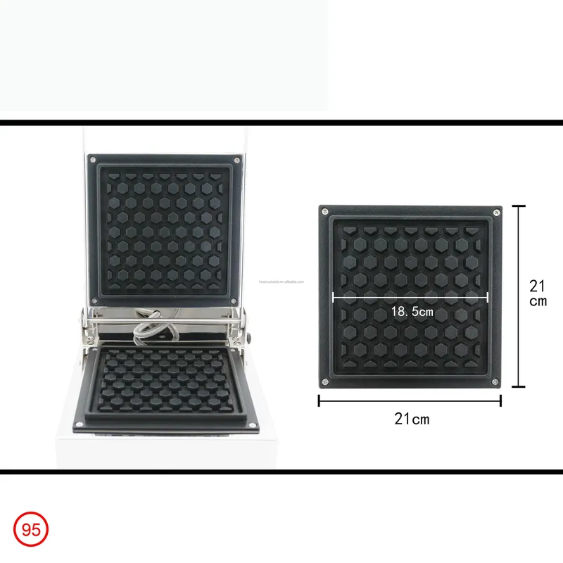 Coffee Equipment Tray - Gaufrier commercial avec plaque antiadhésive et