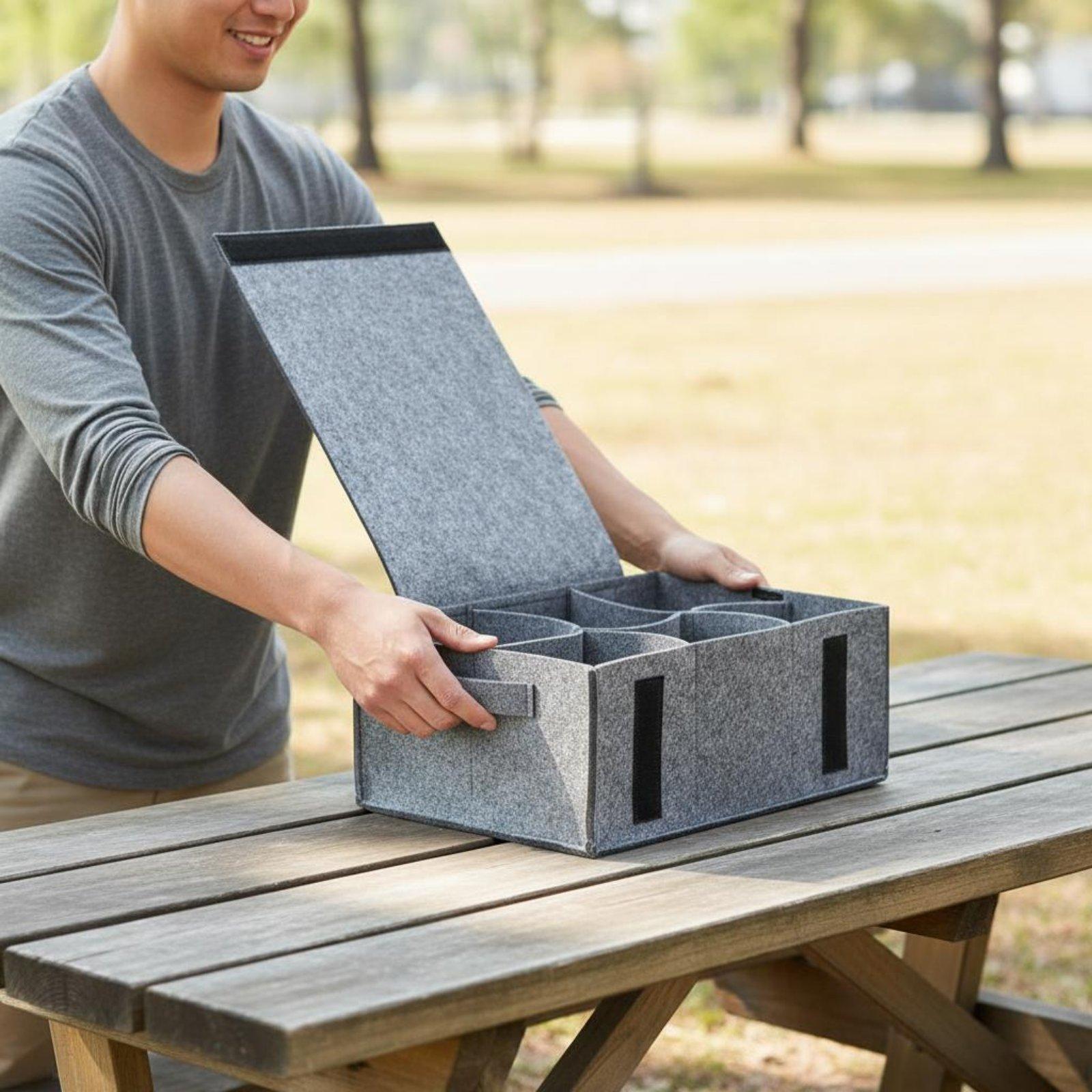 Pochette de rangement en feutr - Coffee Equipment Usa avis et prix