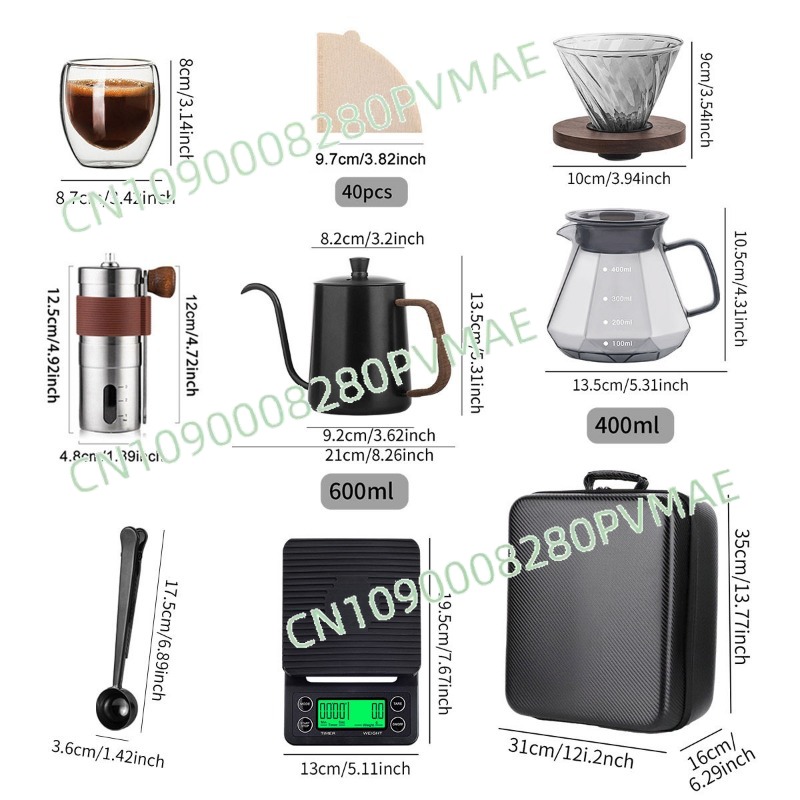 Ensemble de café à préparer à  - Coffee Equipment Gift Set avis et prix